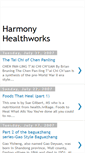 Mobile Screenshot of harmonyhealthworks.blogspot.com