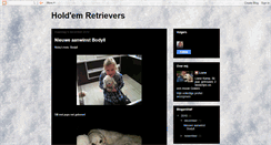 Desktop Screenshot of holdemretrievers.blogspot.com