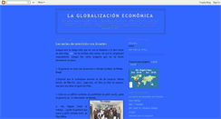 Desktop Screenshot of laglobalizacioneconomica.blogspot.com