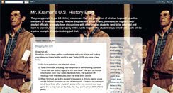 Desktop Screenshot of kramersushistory.blogspot.com