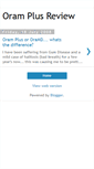 Mobile Screenshot of oramplusreview.blogspot.com