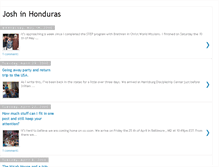 Tablet Screenshot of joshinhonduras.blogspot.com