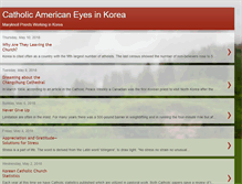 Tablet Screenshot of catholicamericaneyesinkorea.blogspot.com