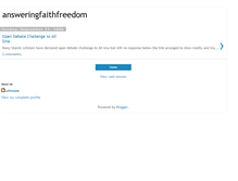 Tablet Screenshot of answeringfaithfreedom.blogspot.com