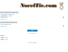 Tablet Screenshot of noveltie.blogspot.com