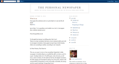 Desktop Screenshot of personalnewspaper.blogspot.com