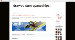 Desktop Screenshot of idrawedsumspaceships.blogspot.com