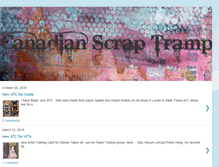 Tablet Screenshot of canadianscraptramp.blogspot.com