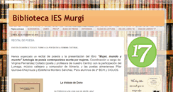 Desktop Screenshot of bibliotecaiesmurgi.blogspot.com