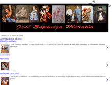 Tablet Screenshot of elartedejoseespinozamoraila.blogspot.com