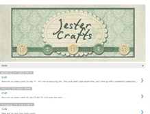 Tablet Screenshot of jestercrafts.blogspot.com