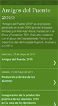 Mobile Screenshot of amigosdelpuente2010.blogspot.com