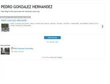 Tablet Screenshot of pedrogonzalezhernandez.blogspot.com