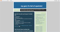 Desktop Screenshot of fullofsquirrels.blogspot.com
