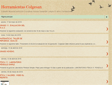 Tablet Screenshot of herramientascolgesan.blogspot.com