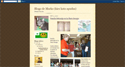 Desktop Screenshot of blogodemarko.blogspot.com