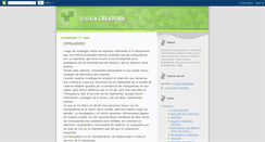 Desktop Screenshot of lluviacreadora.blogspot.com