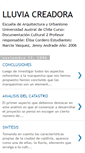 Mobile Screenshot of lluviacreadora.blogspot.com