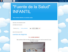 Tablet Screenshot of fuentedelasalud-infantil.blogspot.com