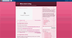 Desktop Screenshot of misa-misa-blog.blogspot.com