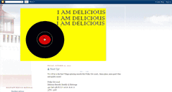 Desktop Screenshot of deliciousrecords.blogspot.com
