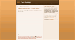 Desktop Screenshot of fightcellulite.blogspot.com