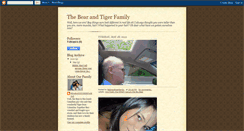 Desktop Screenshot of bearandtigerfamily.blogspot.com