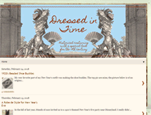 Tablet Screenshot of dressedintime.blogspot.com