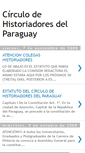 Mobile Screenshot of circulodehistoriadoresdelparaguay.blogspot.com