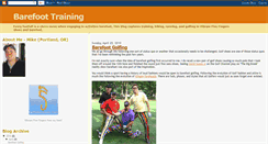 Desktop Screenshot of barefoot-training.blogspot.com