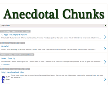 Tablet Screenshot of anecdotalchunks.blogspot.com