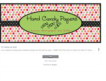 Tablet Screenshot of hardcandypapers.blogspot.com