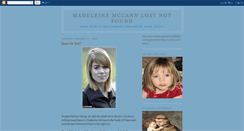 Desktop Screenshot of maddymccann.blogspot.com