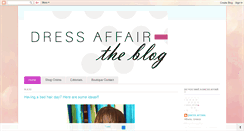 Desktop Screenshot of dress-affair.blogspot.com