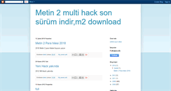 Desktop Screenshot of metin2-onlinetr.blogspot.com