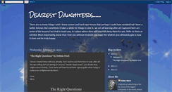 Desktop Screenshot of dearest-daughters.blogspot.com