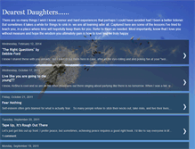 Tablet Screenshot of dearest-daughters.blogspot.com