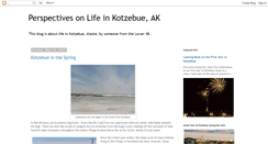 Desktop Screenshot of lifeinkotzebue.blogspot.com