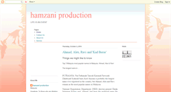 Desktop Screenshot of hamzaniproduction.blogspot.com