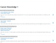 Tablet Screenshot of cancerknowledge4u1.blogspot.com