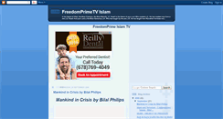Desktop Screenshot of freedomprimetvislam.blogspot.com