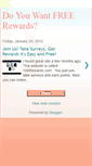 Mobile Screenshot of do-you-want-free-rewards.blogspot.com