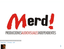 Tablet Screenshot of merdproducciones.blogspot.com