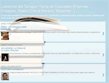 Tablet Screenshot of laberintodeltorogoz.blogspot.com