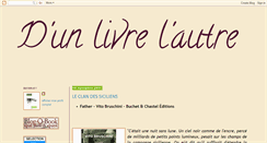 Desktop Screenshot of dunlivrelautredenanne.blogspot.com