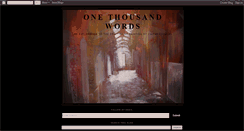 Desktop Screenshot of ciaran-onethousandwords.blogspot.com