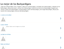 Tablet Screenshot of lomejordelosbackyardigans.blogspot.com