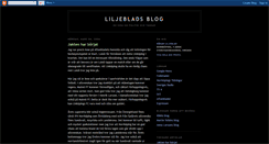 Desktop Screenshot of liljeblad.blogspot.com