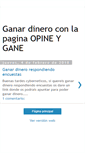 Mobile Screenshot of ganardineroconlapaginaopineygane.blogspot.com