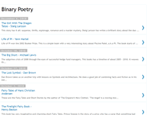 Tablet Screenshot of binarypoetry.blogspot.com